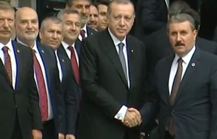 Sayın Cumhurbaşkanımız Recep Tayyip Erdoğan Büyük Birlik Partimizi Ziyaret Ettiler