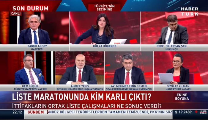 HABERTÜRK TV'DE HÜLYA HÖKENEK İLE ENİNE BOYUNA PROGRAMI'NDA GÜNDEME DAİR AÇIKLAMALAR YAPTIK.