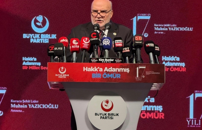 17. ŞAHADET YILINDA MUHSİN YAZICIOĞLU BAŞKANIMIZI YAD ETTİK