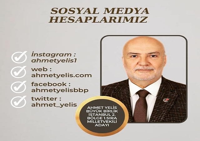 SOSYAL MEDYA HESAPLARIMIZDAN BİZLERE ULAŞABİLİRSİNİZ