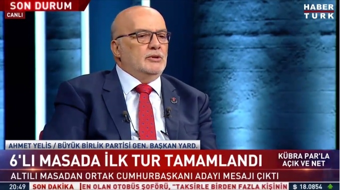 HABERTÜRK TV'DE 6'LI MASA TOPLANTISINI DEĞERLENDİRDİK...